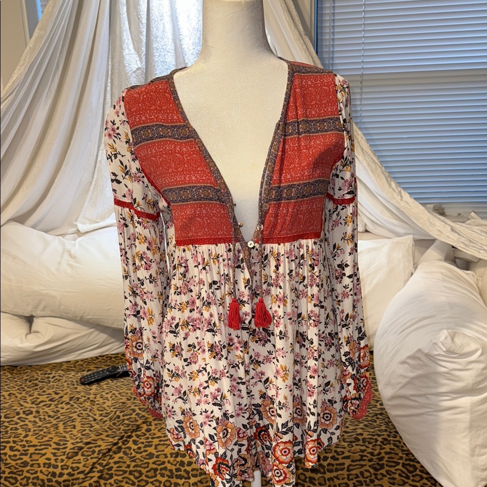 Spell "Elle" Multicolor Floral playsuit - Picture 3 of 4